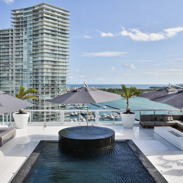 Miami Penthouse Mancave Rooftop Pool