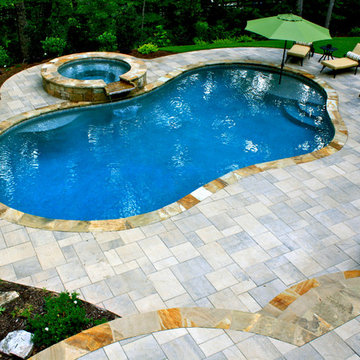 Milton Free-Formed Swimming Pool
