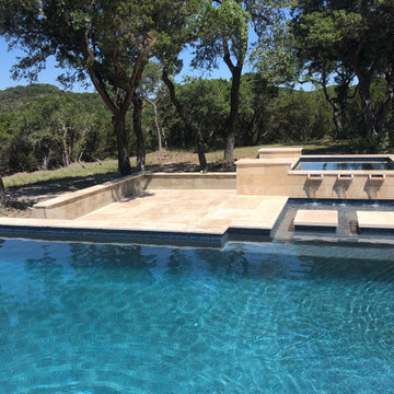 Modern Boerne Pool and Spa