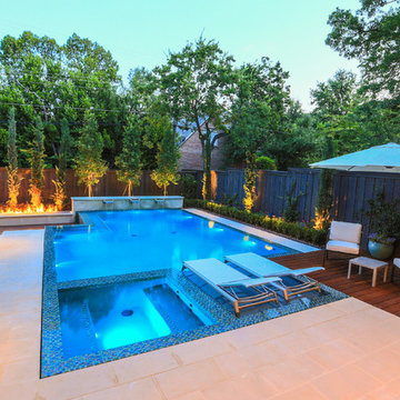 Modern Landscape and Zero Edge Pool