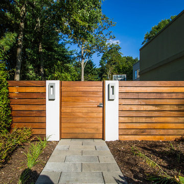 Modern Fence & Pool Entry