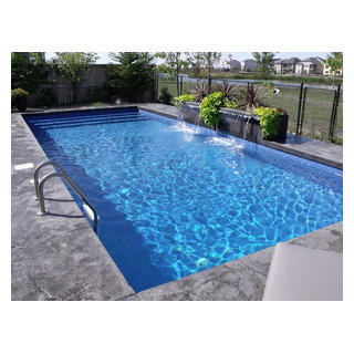 Modern Rectangle Pool Design - Tropical - Pool - Other - by Oasis ...