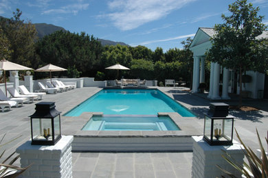 Elegant pool photo in Santa Barbara