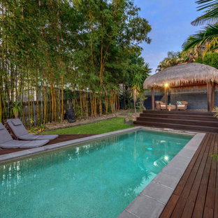 Tropical pool in Brisbane.