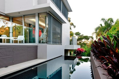 Modern swimming pool in Sydney.