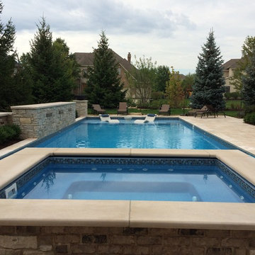 Naperville Spa, Pool and Waterwall