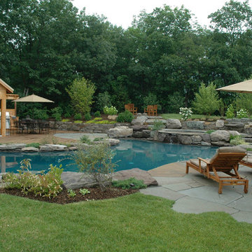 Natural lagoon pool