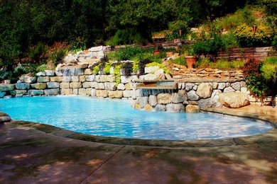 Natural Lagoon swimming pool in Weatherford, TX.