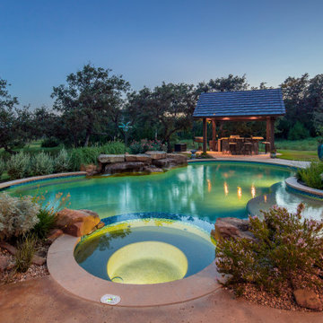 Natural Rustic Style Swimming Pool