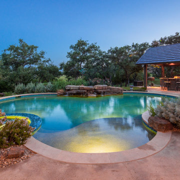 Natural Rustic Style Swimming Pool