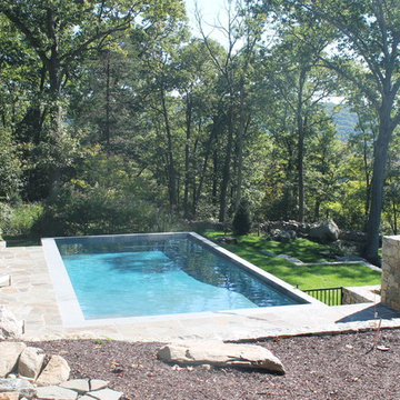 Natural setting swimming pool