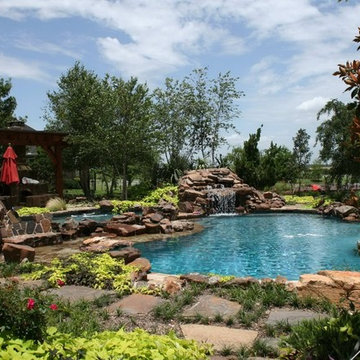natural swimming pool, grotto, tide pool, play-pool, spa.
