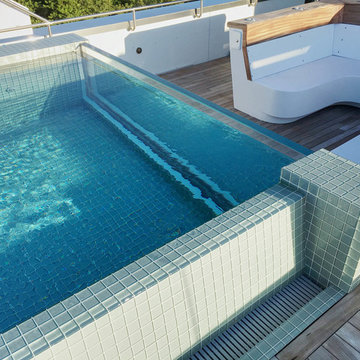 Nautical Themed Rooftop Pool