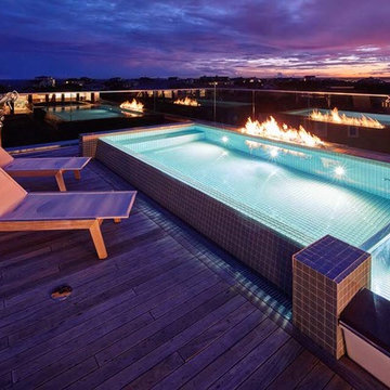 Nautical Themed Rooftop Pool
