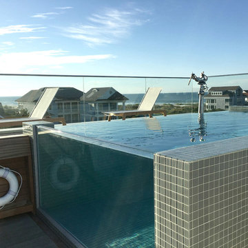 Nautical Themed Rooftop Pool