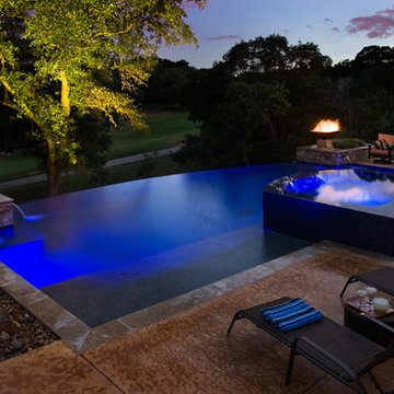 Negative Edge Pool with Zero Edge Spa
