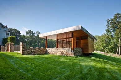 New Canaan Pool House. Design and construction.