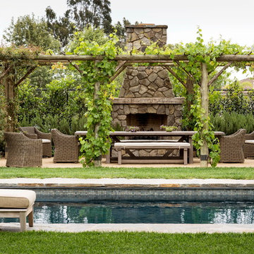 New England Stone Farmhouse in Los Angeles, CA