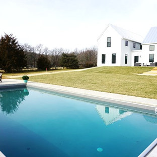 Inspiration for a scandinavian pool in Indianapolis.
