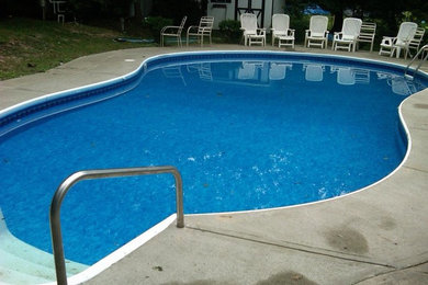 Foto de piscina clásica a medida
