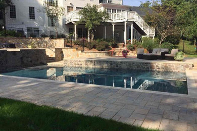 Example of an arts and crafts pool design in DC Metro