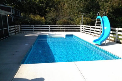 Example of a classic pool design in New York