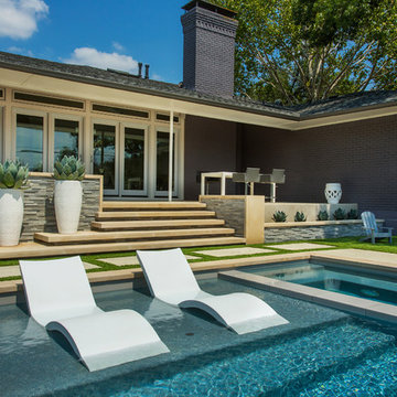 North Dallas Modern Backyard