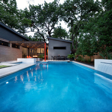 NorthWest Dallas Modern Pool + Spa