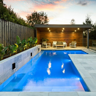 Design ideas for a contemporary pool in Melbourne.