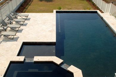 Pool - contemporary pool idea in Charleston
