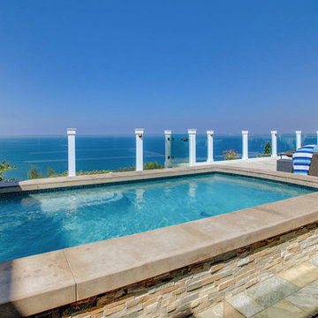 Ocean Front Pool with Waterfall