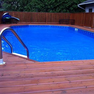 Design ideas for a traditional pool in Toronto.