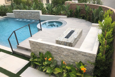 Inspiration for a pool remodel in Orange County