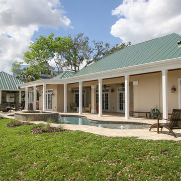 Outdoor Kitchen and Living Space in Alva, Florida