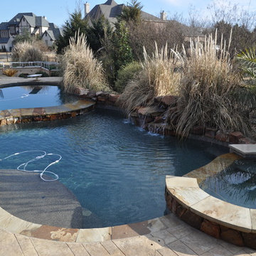 Outdoor kitchens and pools