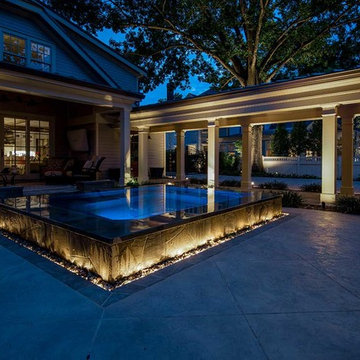 Outdoor Lighting on Historic Home in Franklin, TN