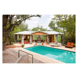 Outdoor Living Paradise - Contemporary - Pool - Austin - by CG&S Design