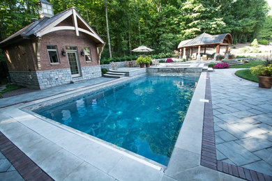 Inspiration for a transitional pool remodel in Other