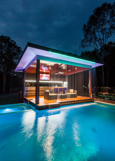 Contemporary Swimming Pool by Darren James Interiors