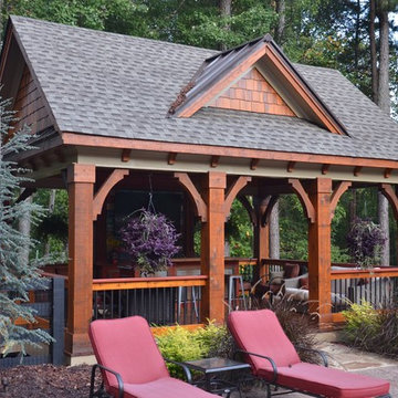 Outdoor Living Space, Pool House