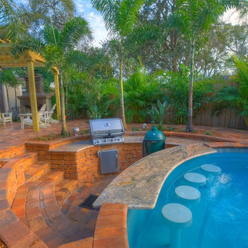 Outdoor Living with pool