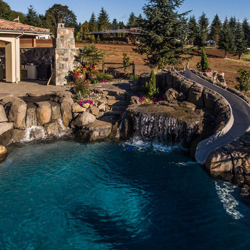 Outdoor Pool | Portland Street of Dreams | Ronda Divers Interiors