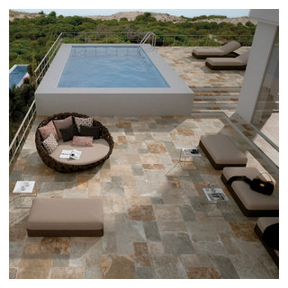 Outdoor Spaces - Transitional - Pool - Denver - by Crossville Studios ...