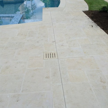 Outdoor Stone Flooring and Stone Accents