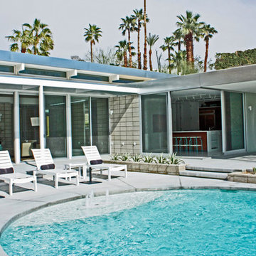 Palm Springs Modern Pool and Deck