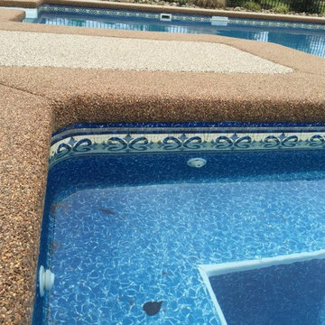 Peeble Pool Deck