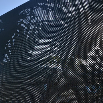 Perforated Pool Fence