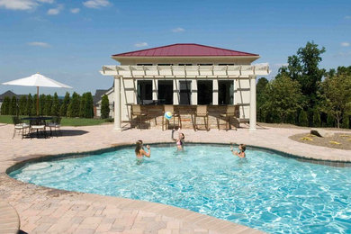 This is an example of a classic swimming pool in Baltimore.