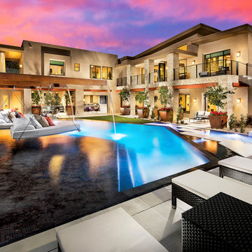 Playa Vista Limestone Pool - Coronado Stone Prouducts