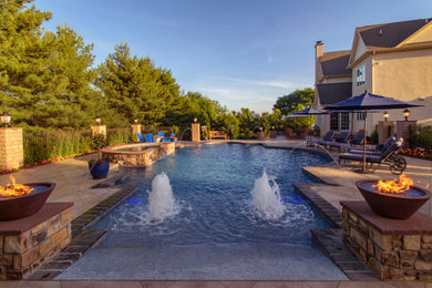 Inspiration for a timeless pool remodel in Philadelphia